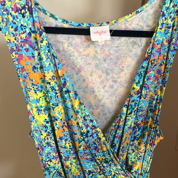 Plenty By Tracy Reese Anthropologie V-Neck Bubble Dress Size Large - Picture 10 of 11